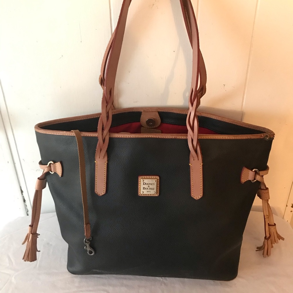 Dooney & Bourke Black Leather Shoulder Bag
